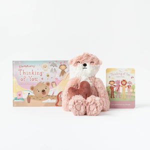 Blush Otter Kin & Thinking of You Hardcover Book