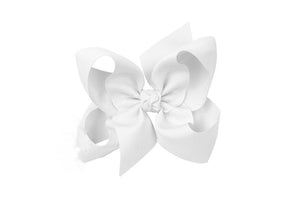 Bow with Clip | White