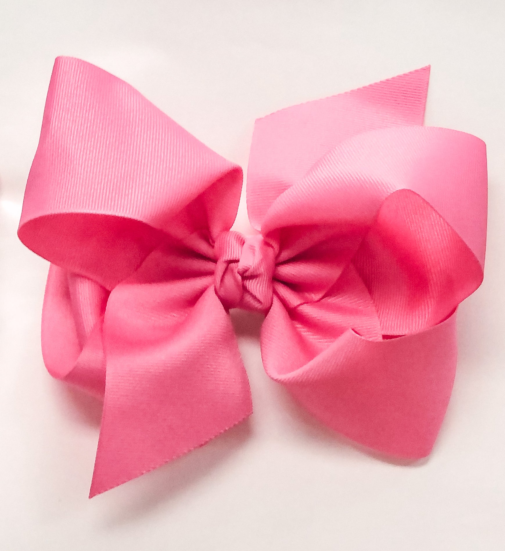 Bow with clip | Hot Pink