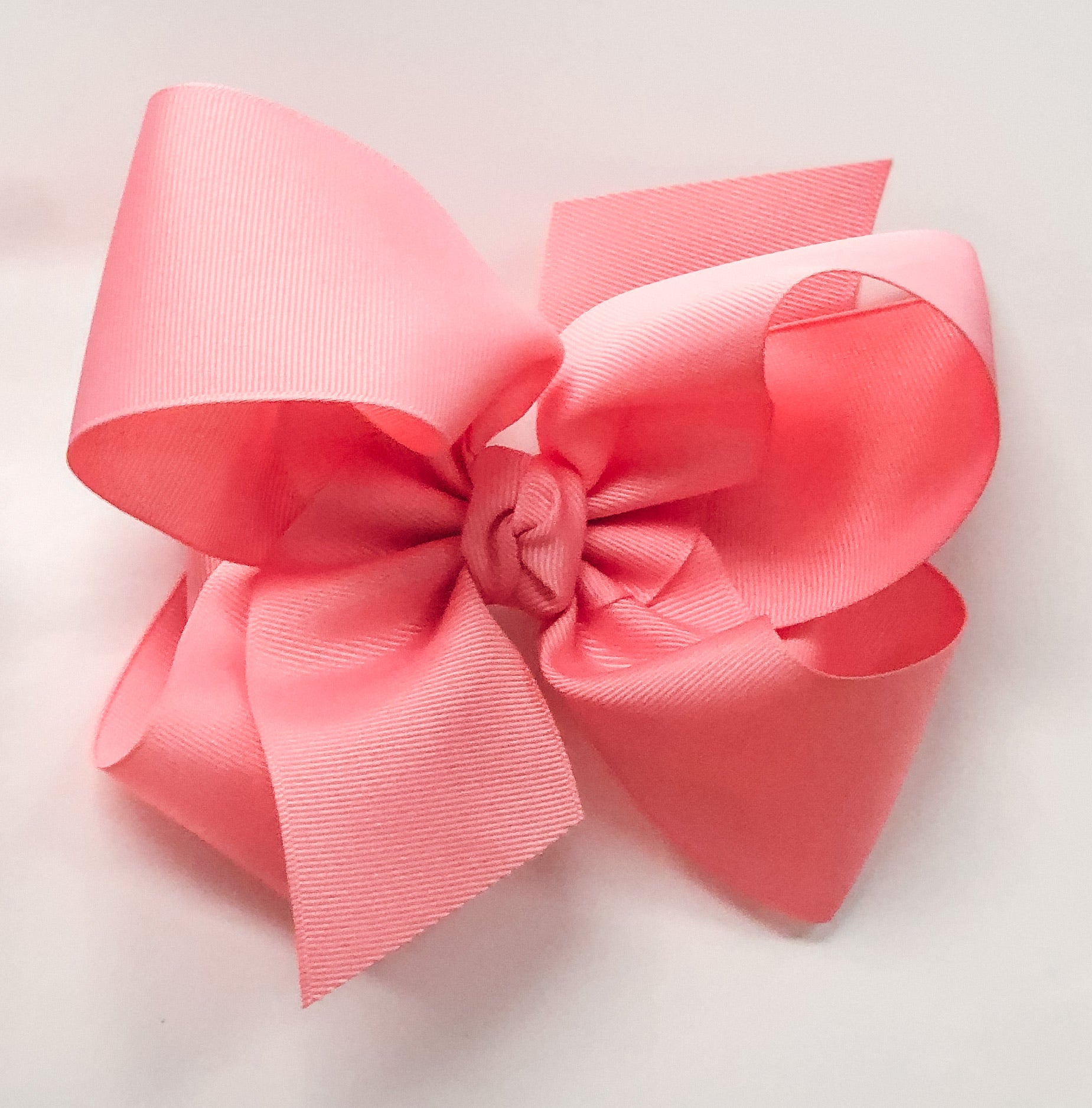 Bow with Clip | Shell Pink