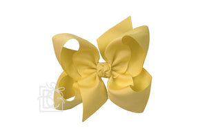 Bow with Clip | Light Yellow