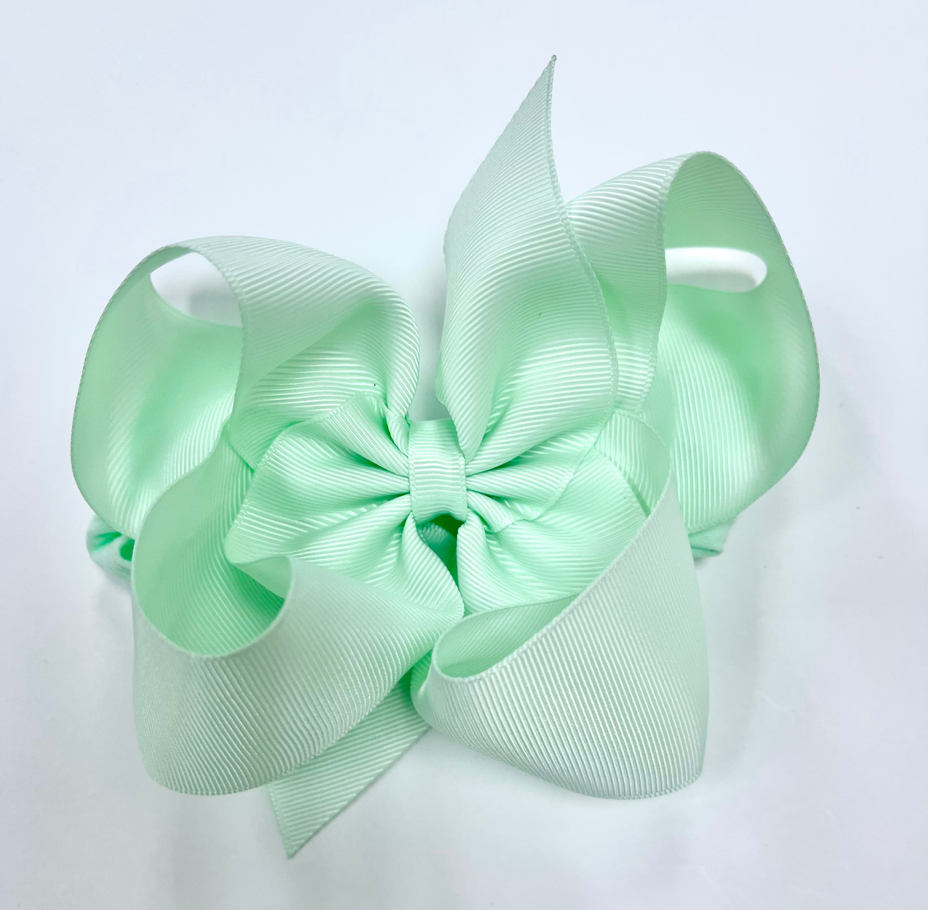 Noah Headband Bow | Powder Mint