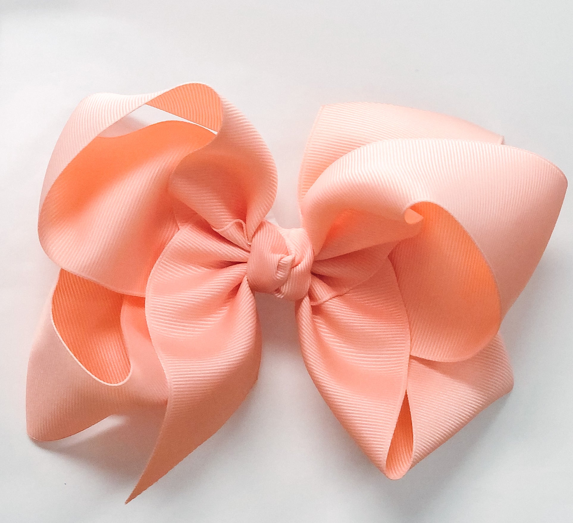 Bow with Clip | Light Coral