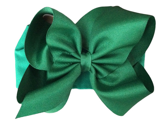 Noah Headband Bow | Forest Green