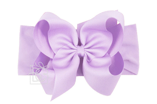 Noah Headband Bow | Light Orchid