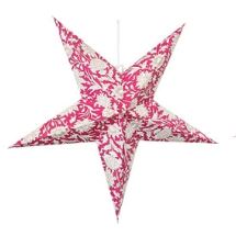 Lighted Paper Star Ornament | 5-Point