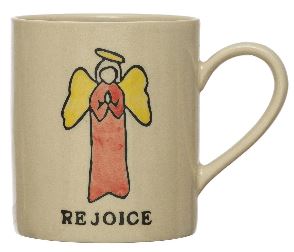 Hand-Painted Holiday Mug