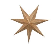 Lighted Paper Star Ornament | 7-Point