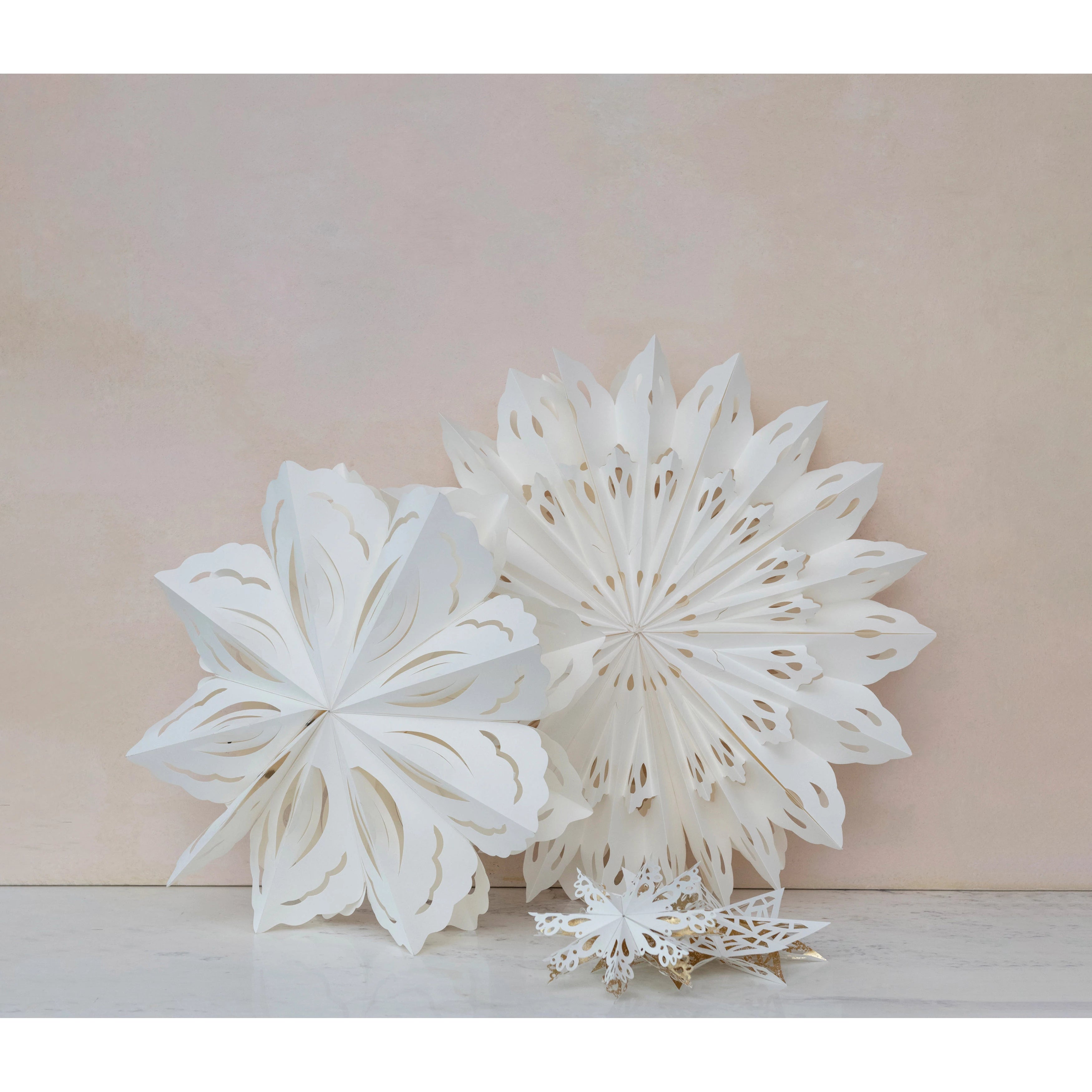 Hanging Paper Snowflake - Small
