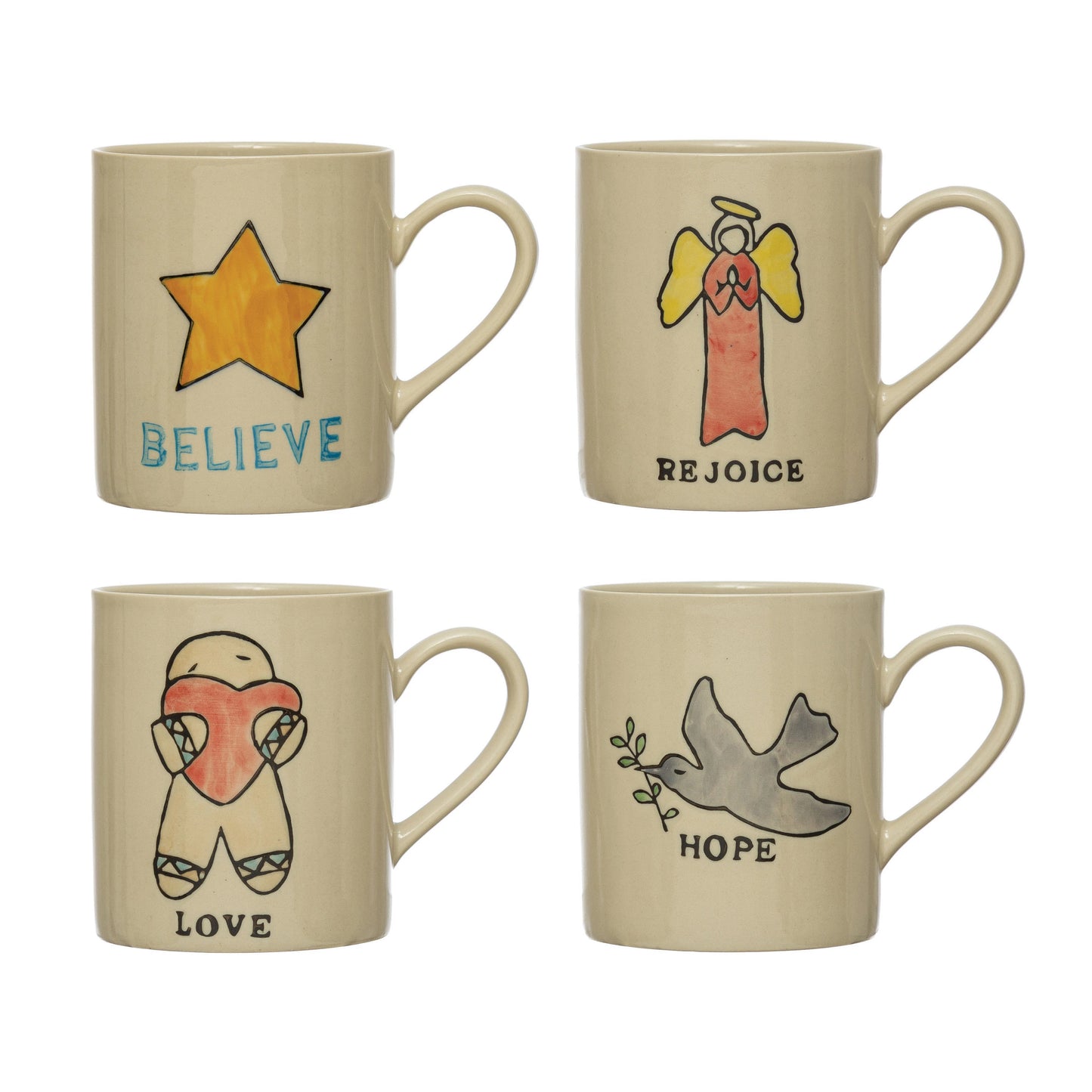 Hand-Painted Holiday Mug