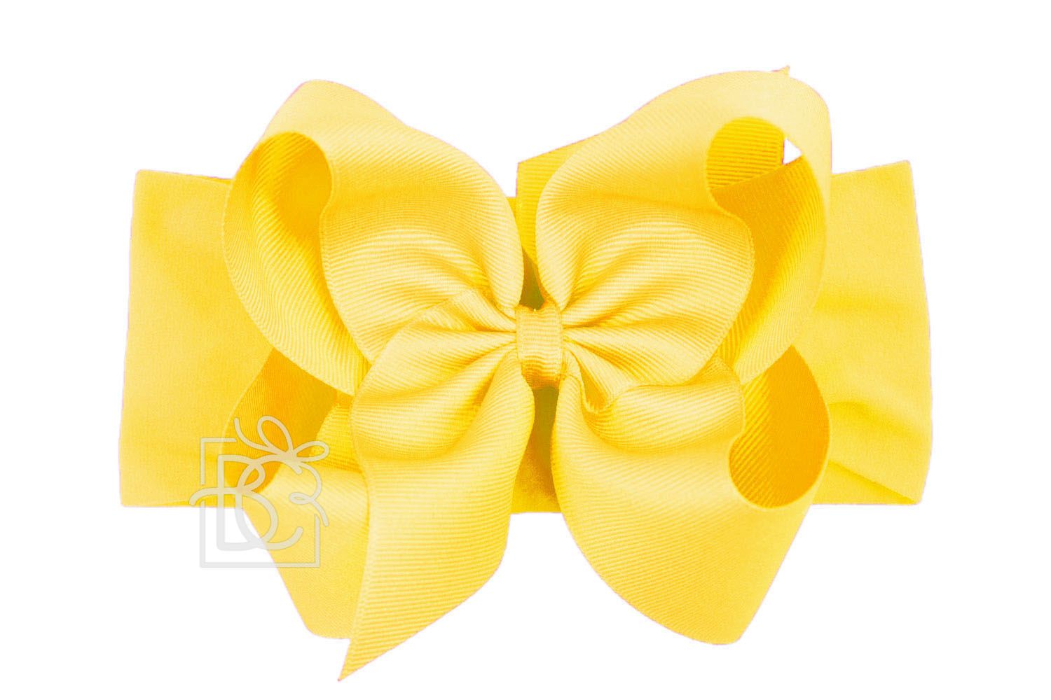 Noah Headband Bow | Bright Yellow